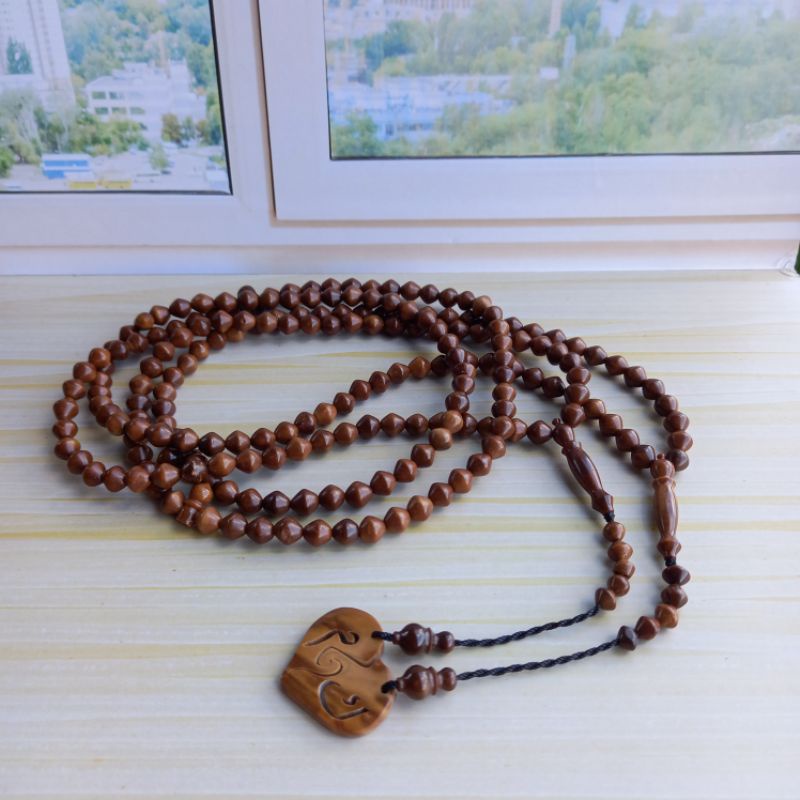 Tasbih couple motif wajik  ukuran 7,5mm bandul love couple inisial