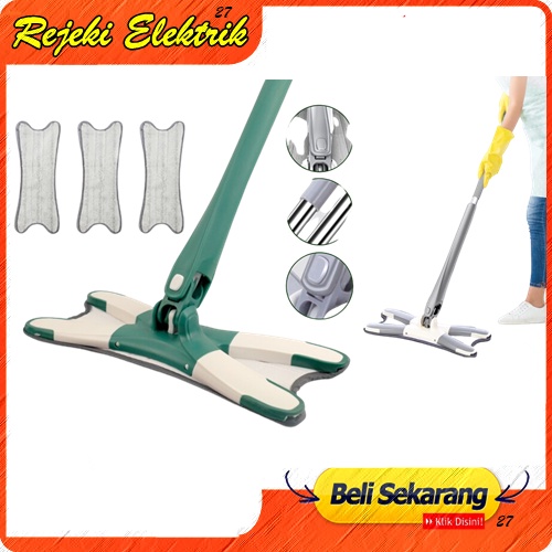 Alat Pel Fleksible Peras Otomatis - Rotary Mop Bisa Berputar 360 Derajat