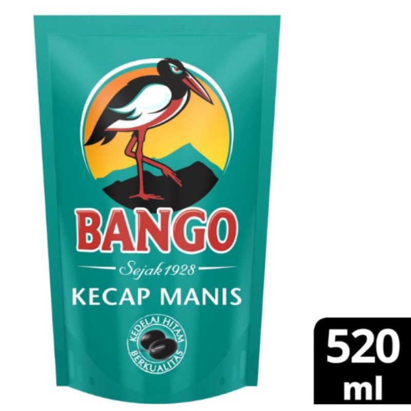 

Kecap manis BANGO 550, 520, 275 ml,less sugar kemasan baru