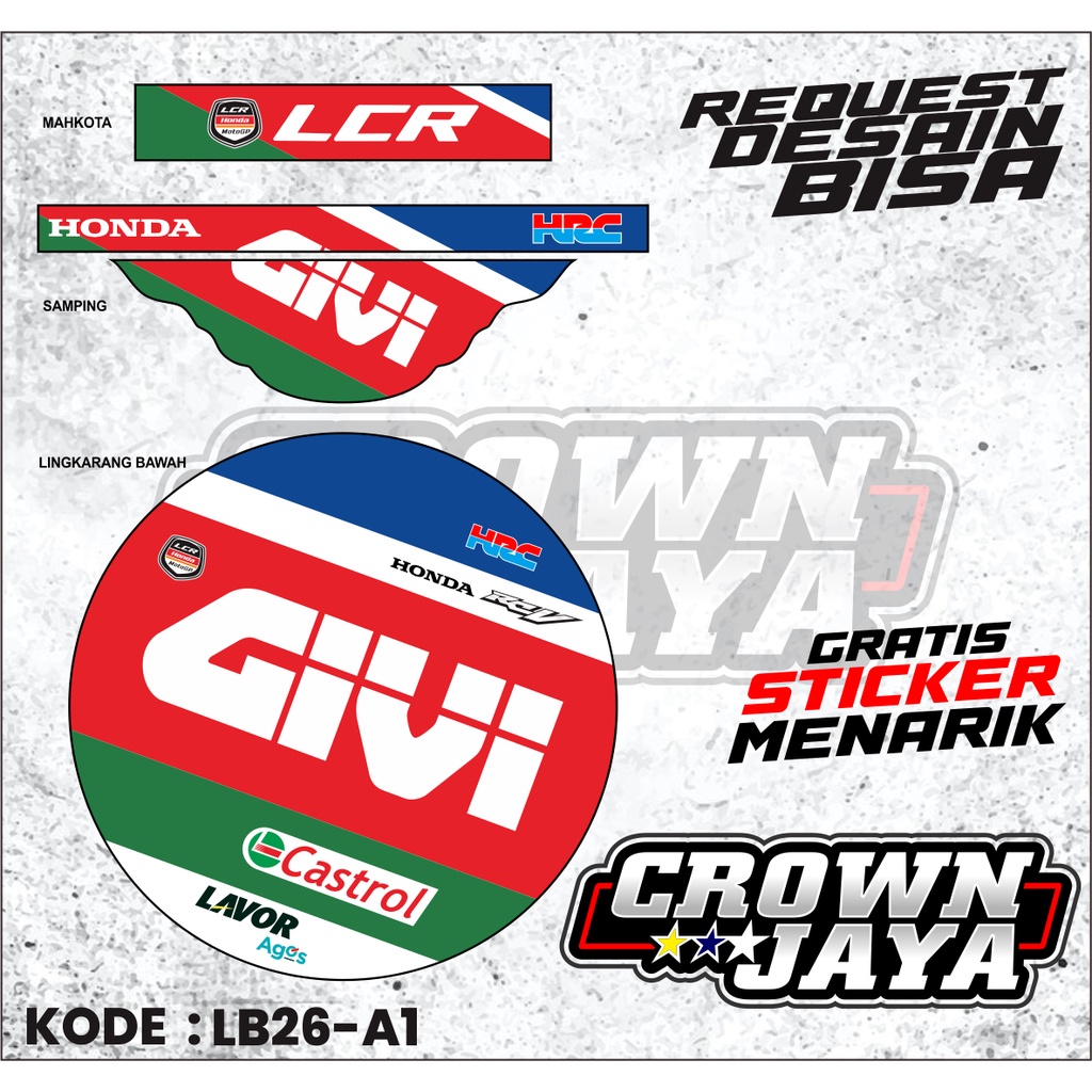 STIKER SANGKAR LOVEBIRD EBOD JAYA - DECAL KANDANG LOVEBIRD UNIVERSAL MOTIF RACING