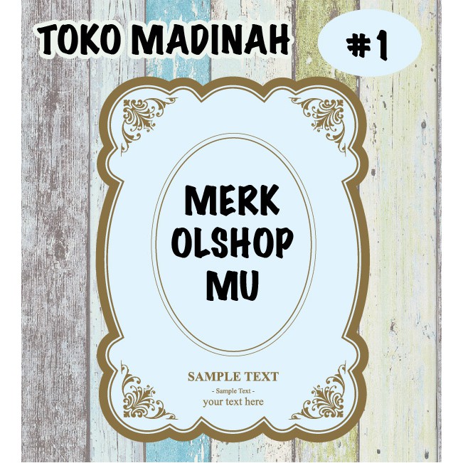 

Label sticker Label Stiker Kotak custom Murah Bahan Bontak (order)