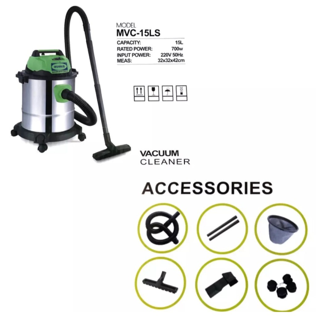 Alat Penyedot Debu Sedot Tiup Basah Kering Multifungsi MORRIS Vacuum Cleaner 3 in 1