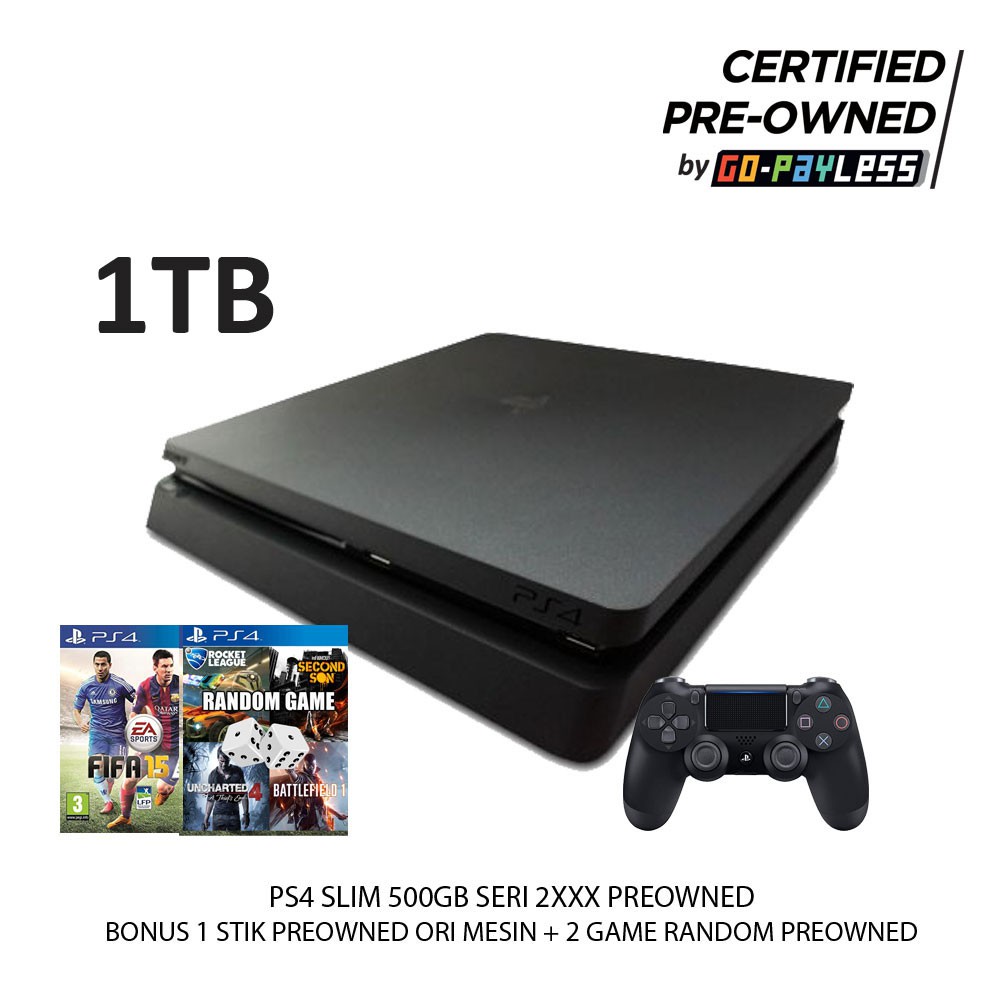 pre owned ps4 1tb