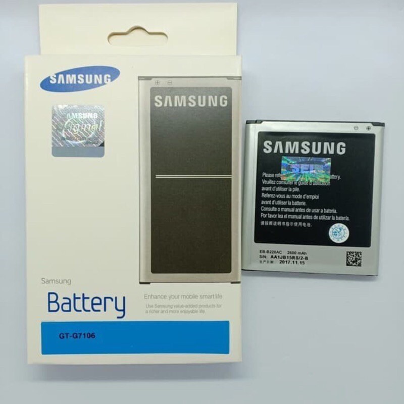 Baterai Original Samsung Grand 2 / G7106 Baterai / Batere / Battery