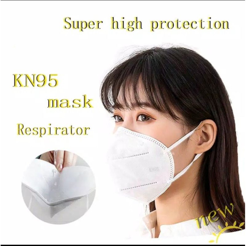 Masker KN95 Katup Earloop Surgical Mask 3D Respirator Original Anti Virus Medis N95 ORI