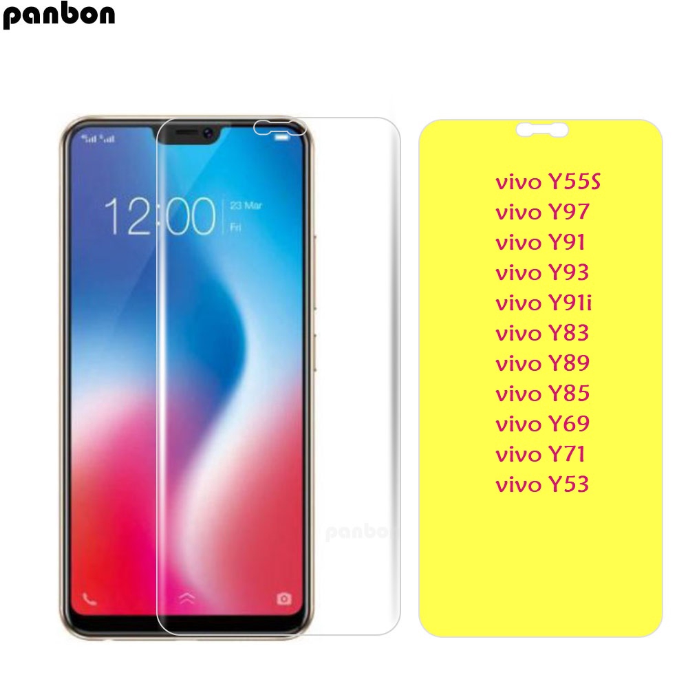5d Hydrogel Film For Vivo Y97 Y55s Y91 Y93 Y91i Y83 Y89 Y85 Y69 Y71 Y53 Clear Screen Protector Gurad Shopee Indonesia