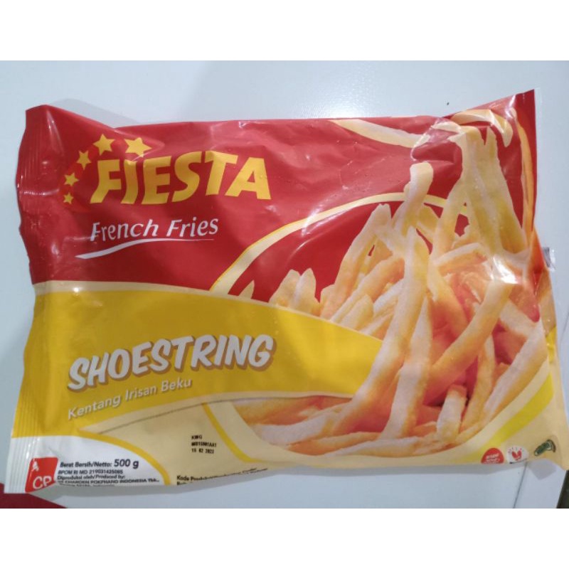 

Fiesta French Fries Shoestring 500g / Kentang Goreng