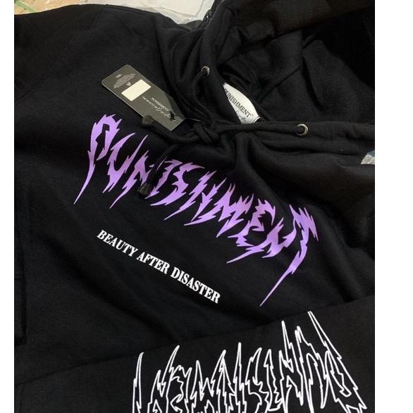 Terbaik.. PUNISHMENT Hoodie crop/TERLARIS/Pleasurecostumer/ORIGINAL/LOCALBRAND