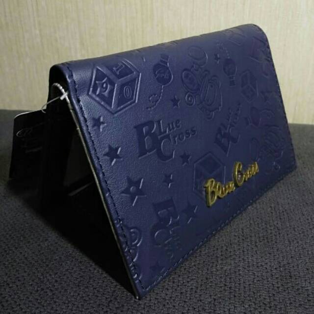 Dompet blue cross milk teddy