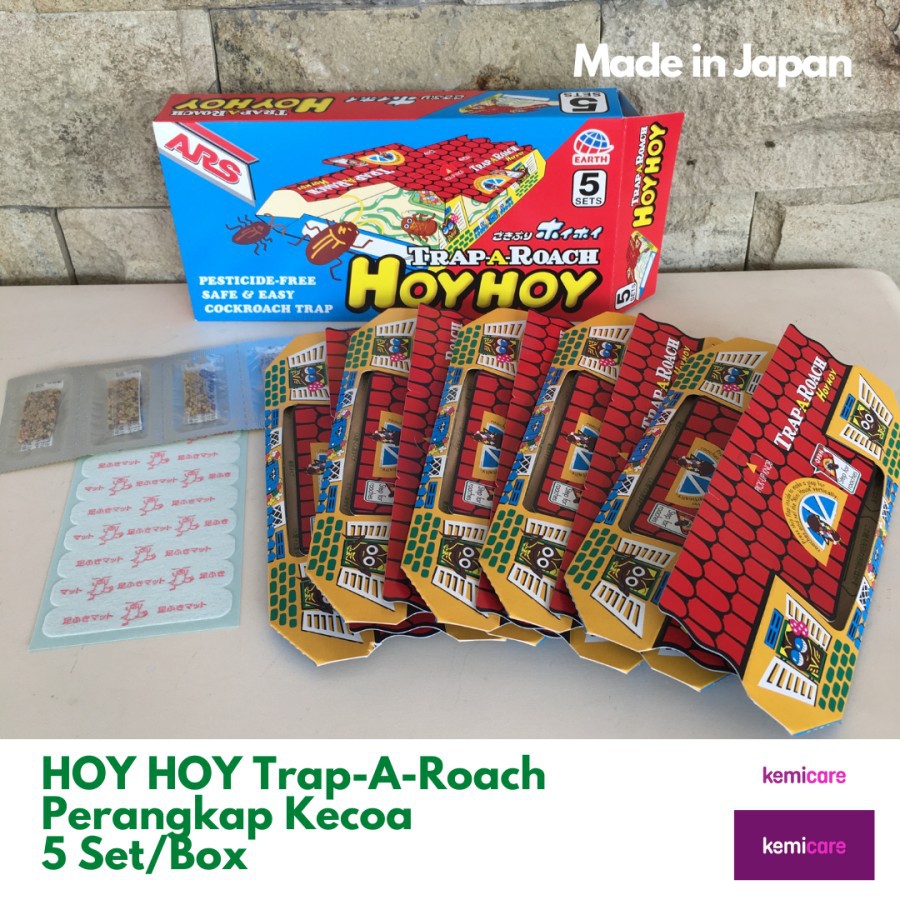 HOYHOY HOY HOY Trap A Roach Rumah Umpan Perangkap Kecoa Tanpa Racun Non Pestisida