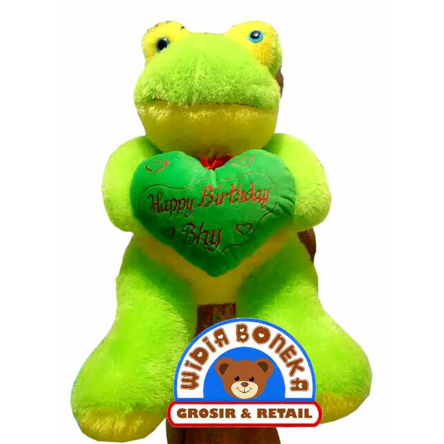 [Foto / Ukir Nama] Boneka keropi kodok jumbo 80 cm