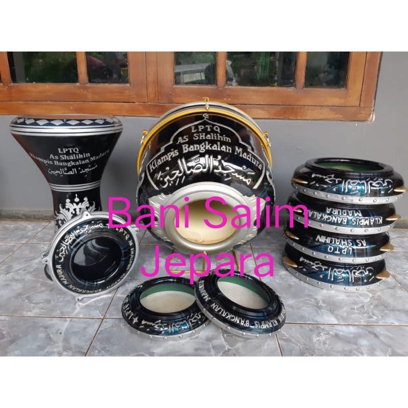 Alat Hadroh Full set Ukir Berkualitas Asli Jepara