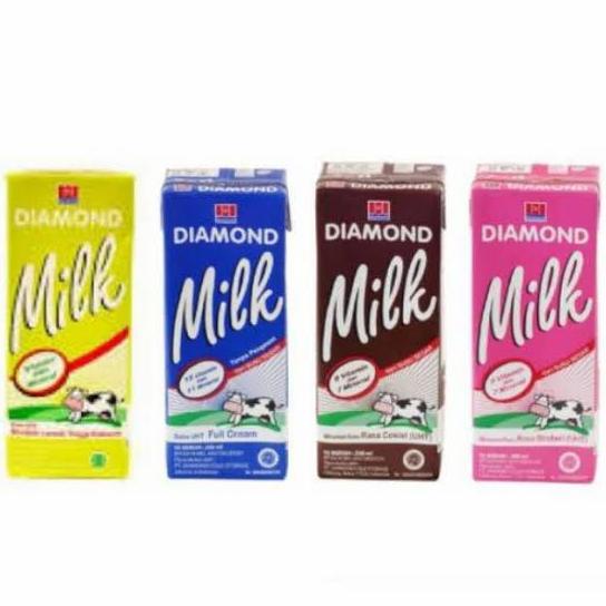 

(BISA COD) Susu Diamond UHT 200ml - Kartonan TERJAMIN Kode 1008