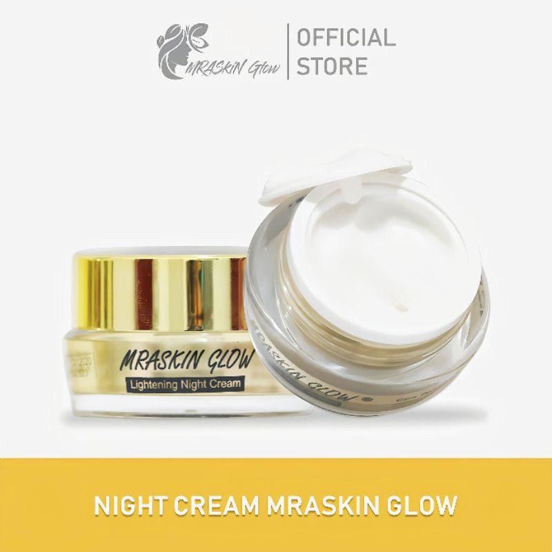 Cream Malam Mra Skin glow /Night Cream / Krim Malam Ecer Mra Skin glow ecer