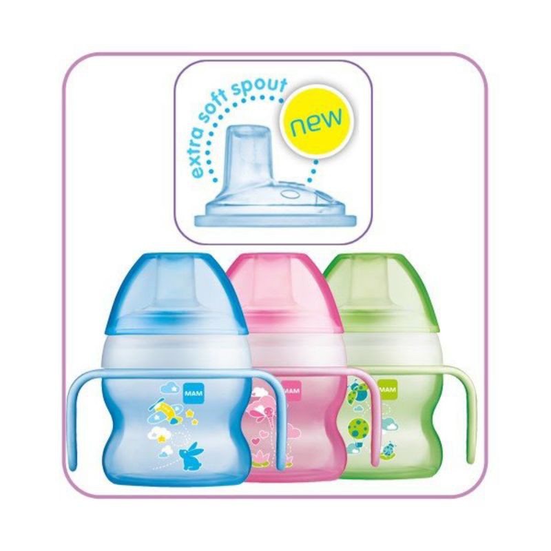 MAM BABY STARTER CUP SOFT SPOUT BOTOL MINUM BAYI 150ML