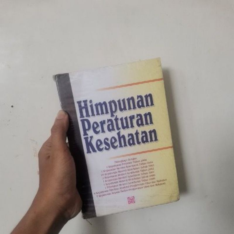 

Buku himpunan peraturan kesehatan