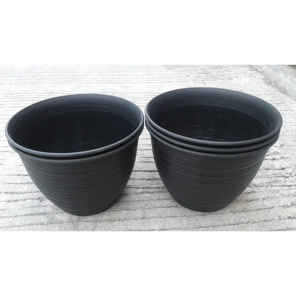 Ori Pot Super Tawon 21 Cm Hitam Tawon Pot 22 Plastik 21cm Vas Pot Bunga