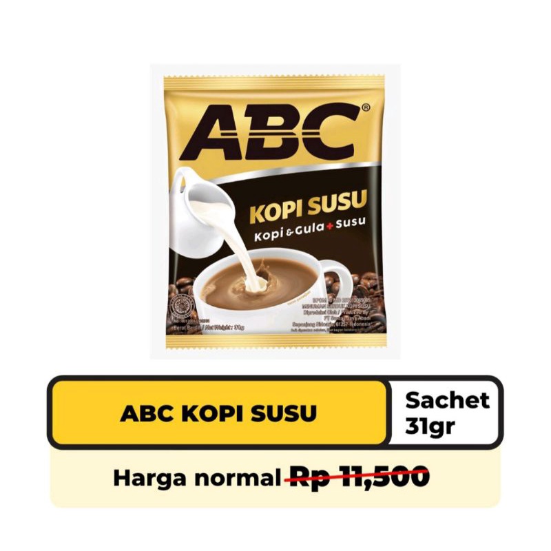 

ABC Susu 30 gr x 10 Sachet
