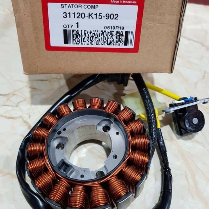 Spool spul stator comp CB 150 R OLD STREETFIRE belum Led tahun 2012 - 2014 original Honda AHM