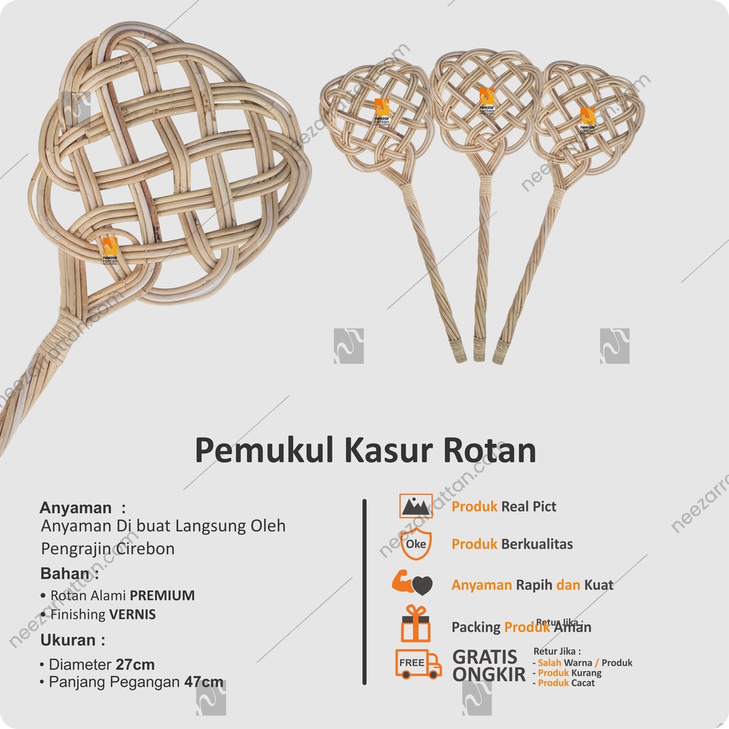 Pemukul Kasur Rotan