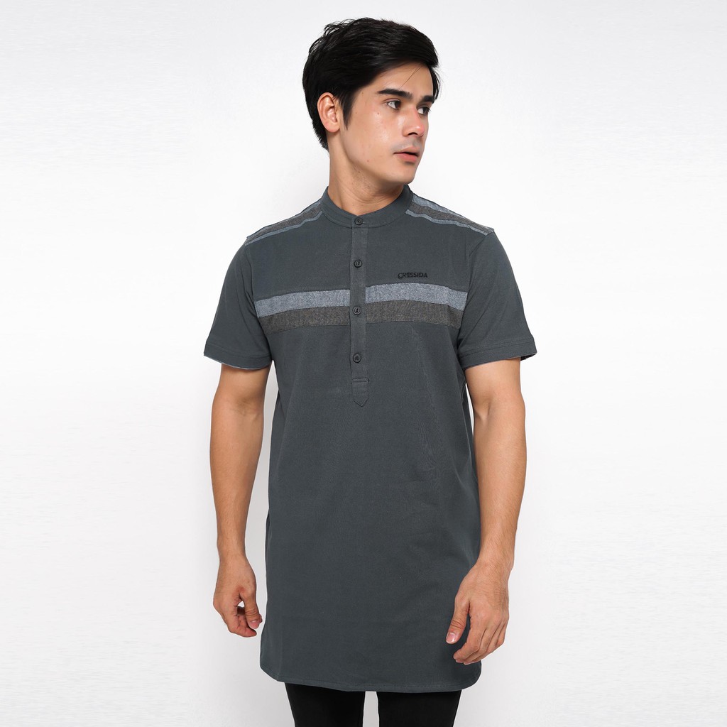 Baju Kaos Koko Muslim Cressida - MMRJK.901026 - ( FANATIC STORE ) ORIGINAL