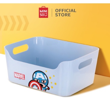 Kotak Penyimpanan MINISO Kartun Tanpa Penutup Organizer Box