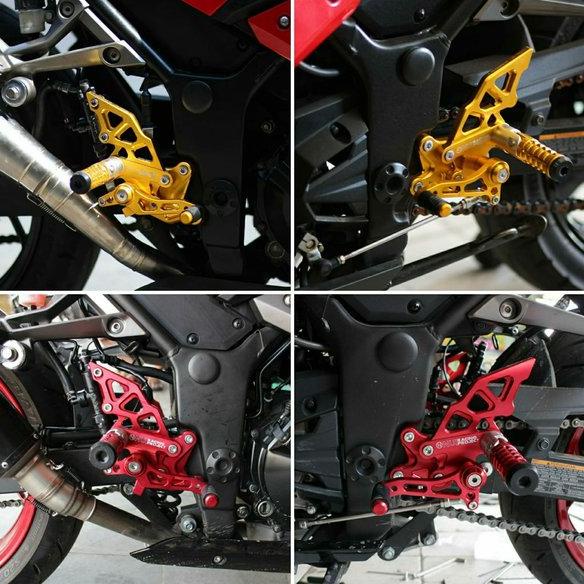 FOOSTEP UNDERBONE NUI MONSTER NINJA 250 FI OD NINJA 250 KARBU Z250 FOSTEP NUI MONSTER NINJA 250FINOL