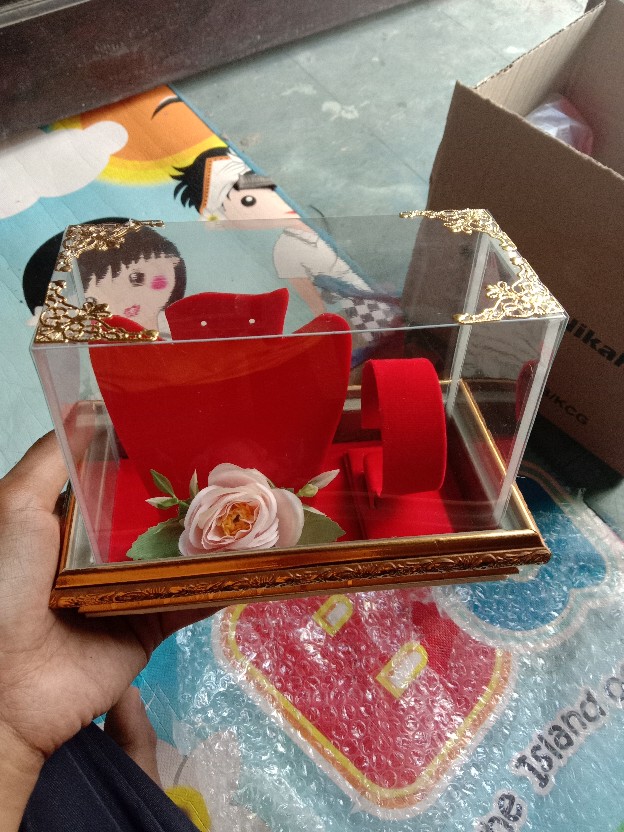 Nampan Frame Perhiasan Gelang Kalung Kotak Hantaran Seserahan