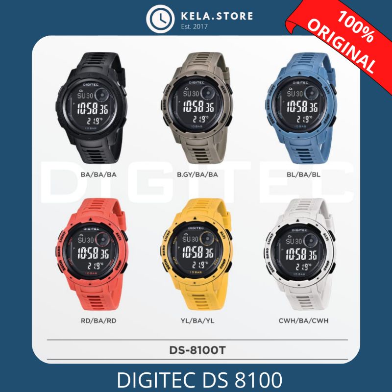 JAM TANGAN DIGITEC DS 8100 ORIGINAL