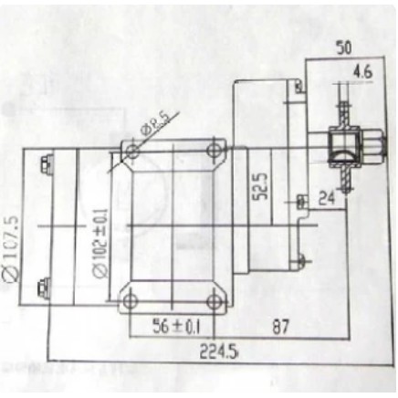 Dinamo Motor For Electric MY1020Z DC 24V 450W Brushed (7081)