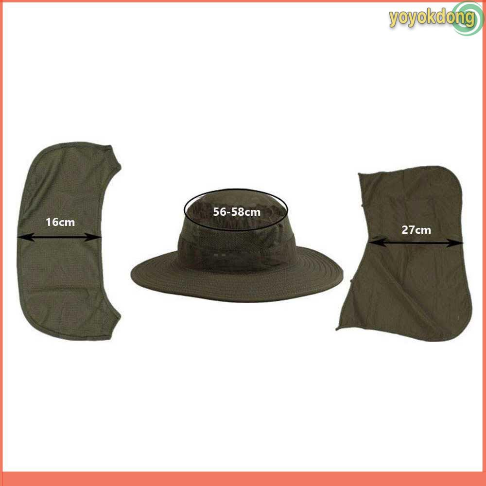 Topi Anti UV Matahari Fishing Hat Round Edge