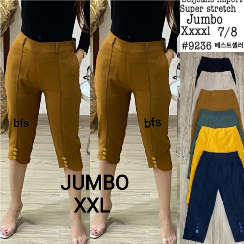 Celana Wanita Soft Jeans Strecth Super Melar JUMBO 9295