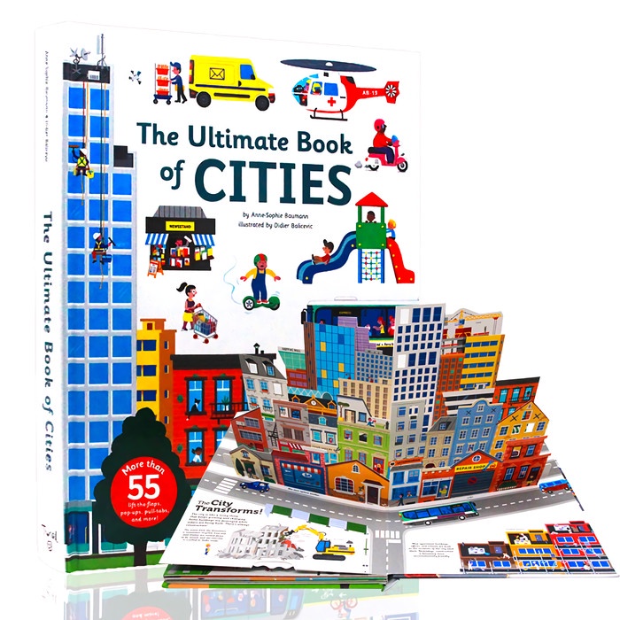 The Ultimate Book of Cities - Buku Edukasi Anak Import