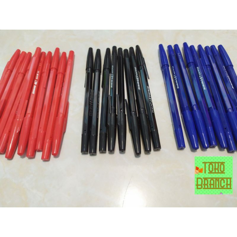 

Pulpen Merah,Biru,Hitam Merk Standart AE7