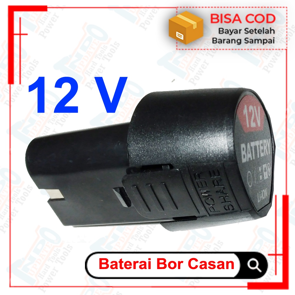 Baterai Bor Baterai 12 Volt JLD 3000 MAH Cordless Drill-1