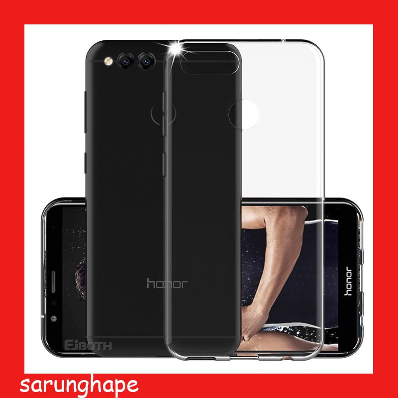 Huawei Honor 7X - Clear Hard Case Casing Cover Transparan