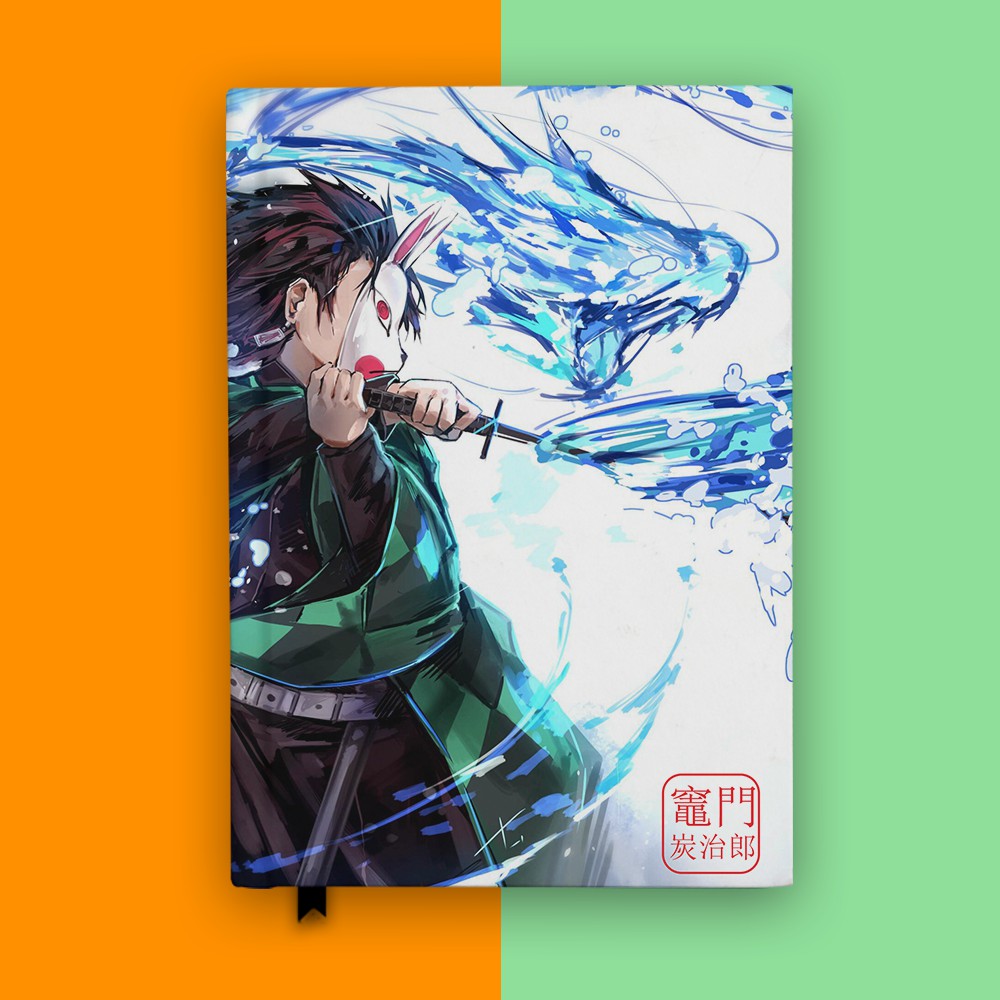 

Notebook Kimetsu No Yaiba Tanjiro Kamado Anime Cosplay Buku Tulis Hardcover Jurnal Custom