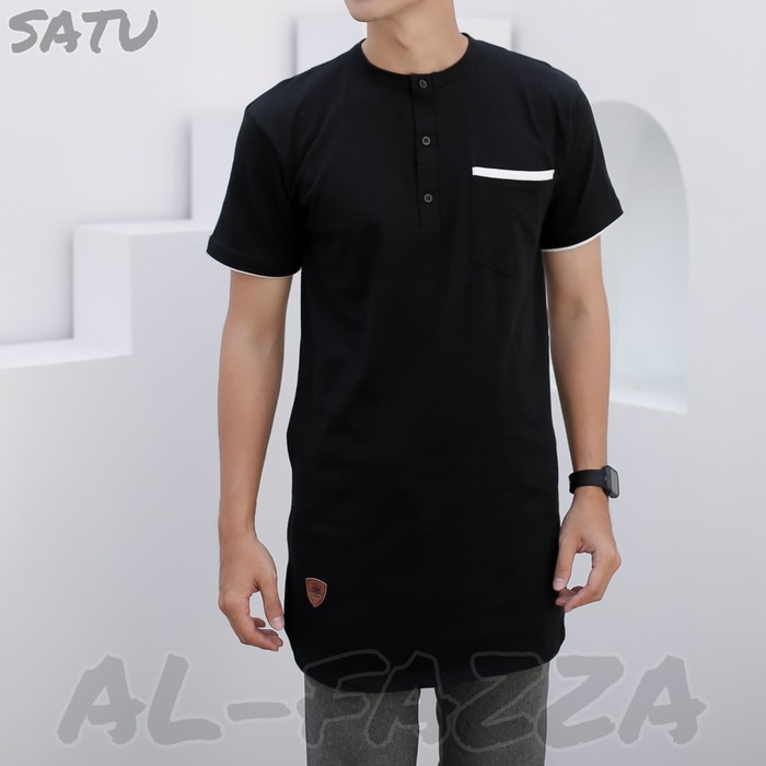 Atasan Pria / Baju Kokoh / Muslim Al Mia Terbaru DS864 Bajo Koko Pria Terbaru / Kurta Pakistan Kao