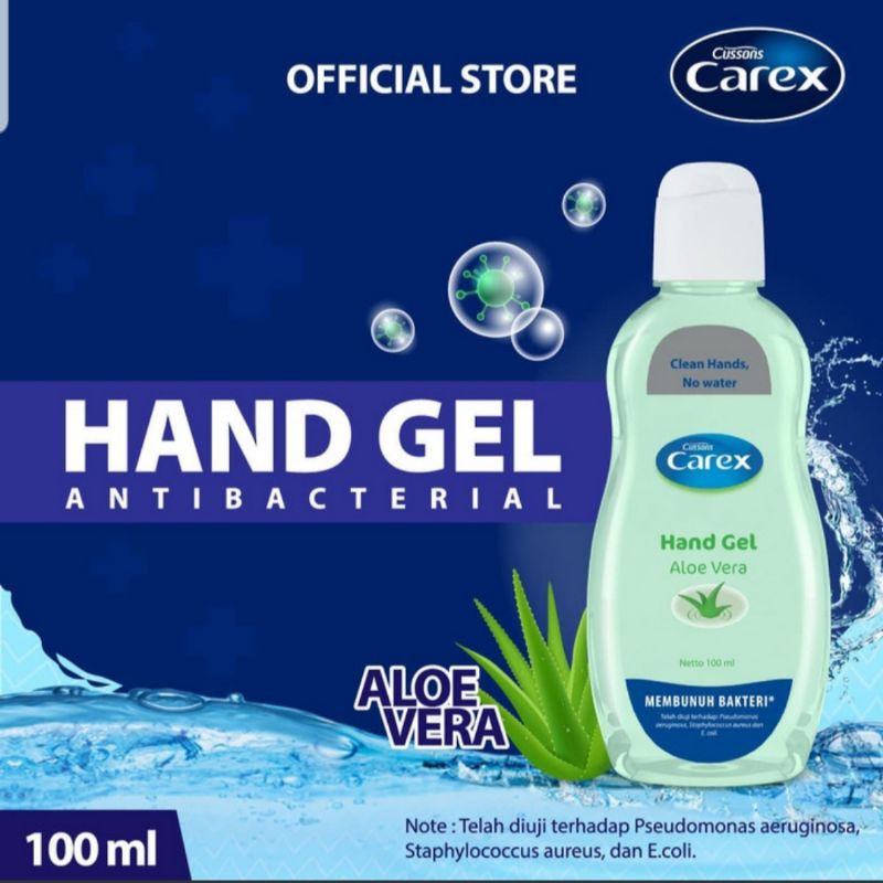 hand gel carex aloe vera / hand sanitizer carex