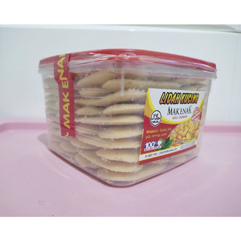 LIDAH KUCING RAINBOW ORIGINAL MAK ENAK ASLI JEMBER KUE KERING HAMPERS LEBARAN SNACK MAKANAN RINGAN