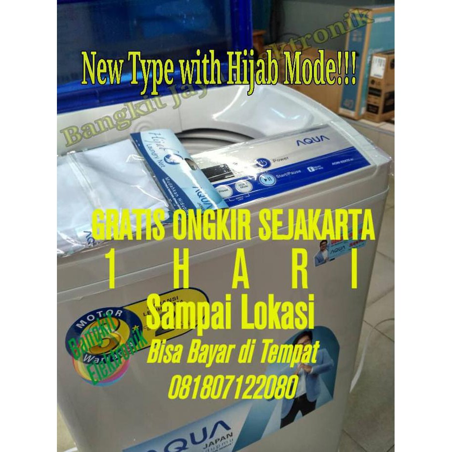 Diskon Aqw-87Dh Aqw87Dh Bodi Kaleng Aqua Mesin Cuci 1 Satu Tabung 8Kg Terbaru