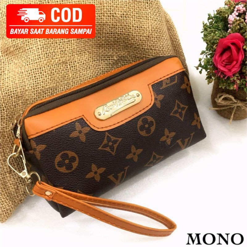 Dompet Wanita Mono Damier Kotak 2 Ruang / Dompet  Wanita Handbag