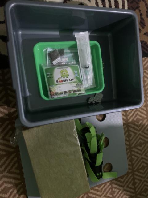 Paket Starter Kit Hidroponik 1 Set Slab Komplit (nampan + Spuit) Murah