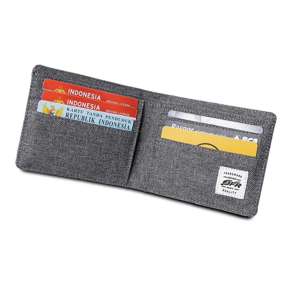 JFR Fashion Dompet Pria Bahan Kulit Canvas JP36 Arcadia Series-5