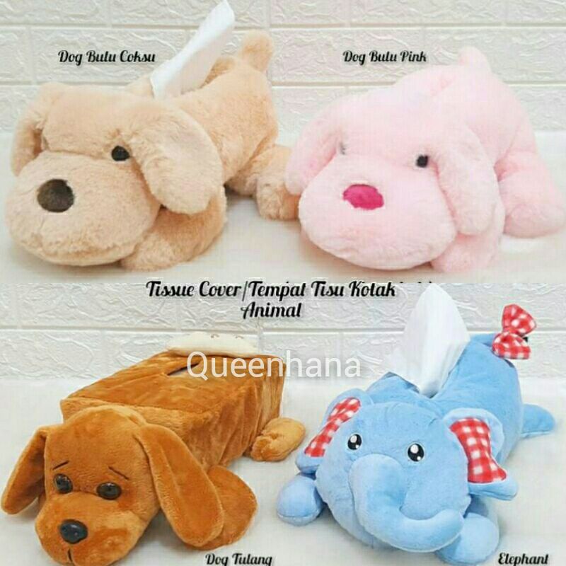 Tempat Tissue Animal  Tissue Lying DogTempat Tissue Boneka Cover Tissue