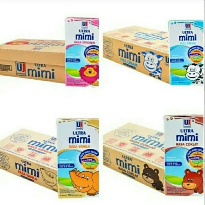 

susu ultra mimi 125ml susu uht 1 dus 40 pcs Harga GROSIR