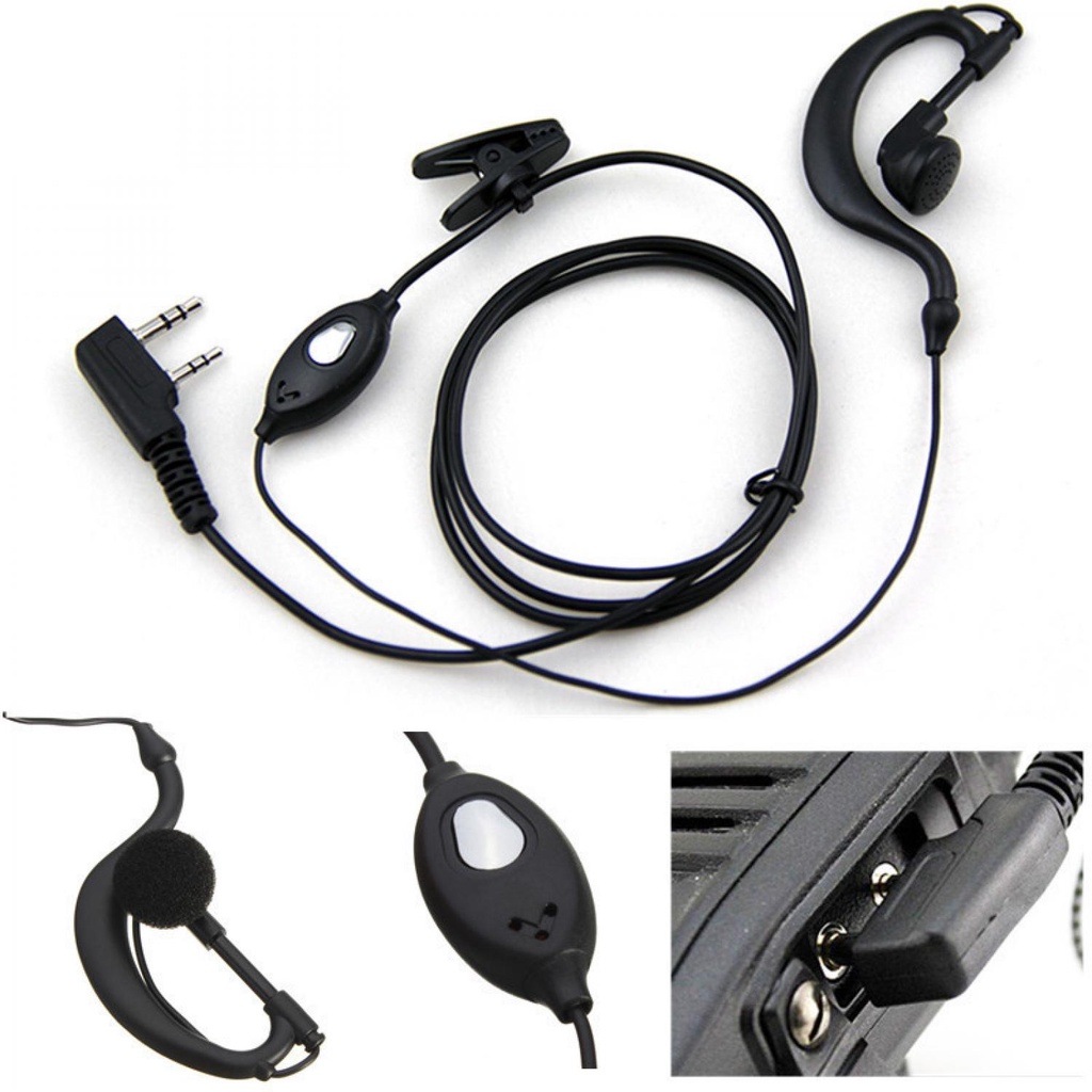 Headset Earphone untuk Walkie Talkie - K0459