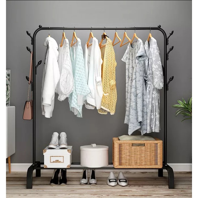 Rak Gantungan Baju / Topi / Tas / Tempat Sepatu / Clothes Hanger Rack Rak Pakaian