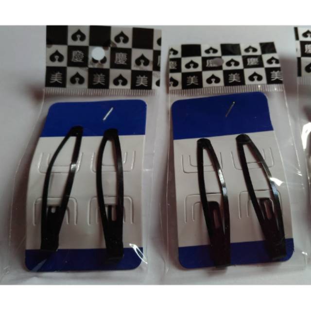 Jepit rambut 1pasang jepit rambut besi