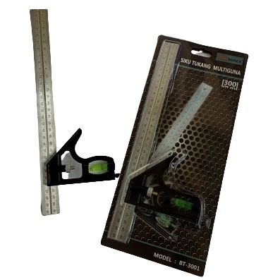 

Penggaris Siku L Waterpass Kombinasi Square Ruler Sudut Presisi Ukur Geser Serbaguna Busur Derajat / Penggaris siku tukang